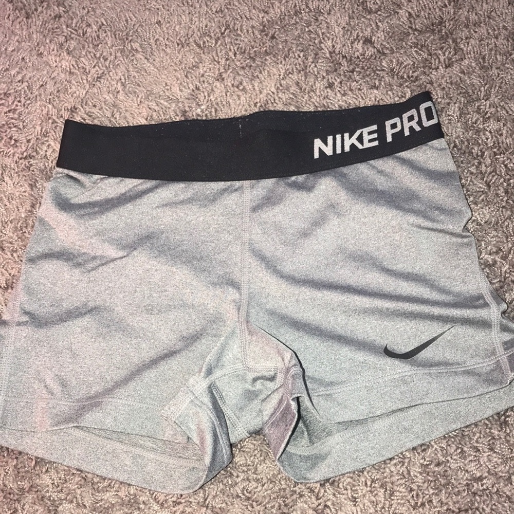 grey nike spandex